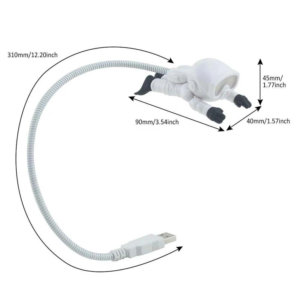 Top Sales Highest Quality Rechargeable Flexible LED light 1W USB Diver Lamp