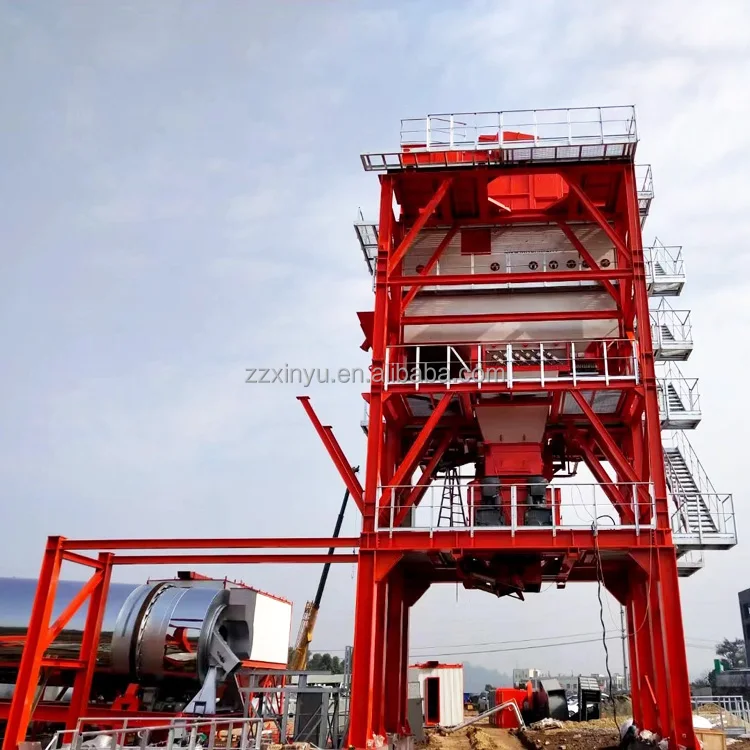 80 t/h Hot Mix Asphalt Batching Plant Asphalt Recycling Machine
