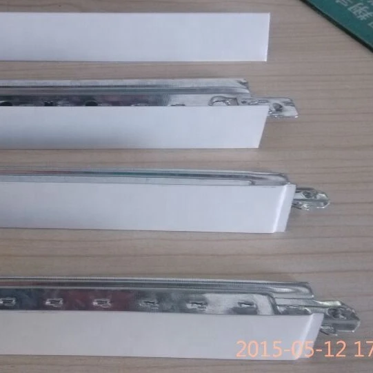 Galvanized suspended t bar suspended ceiling grid