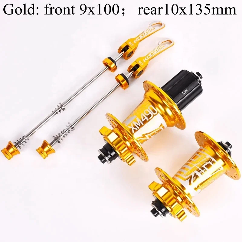 Ступица для горного велосипеда Koozer XM490PRO, 4 подшипника, 10*2021 мм, QR100 * 15 12*135 мм, 32 отверстия, дисковый тормоз для велосипеда, новинка 142