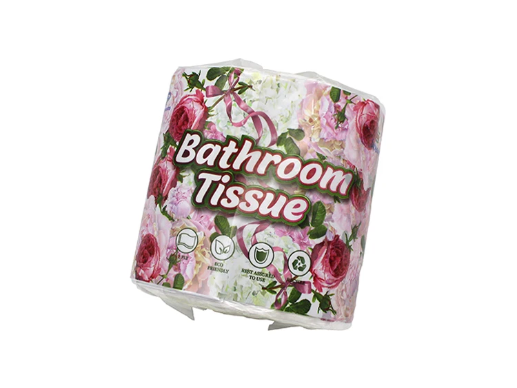 Tissue Paper Package Film Custom Printing Toilet Package Plastic PE Packaging Bag