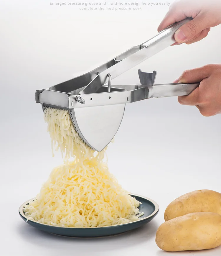 Stainless Steel Potato Press Potato Masher Potato Masher Fruit Lemon Juicer