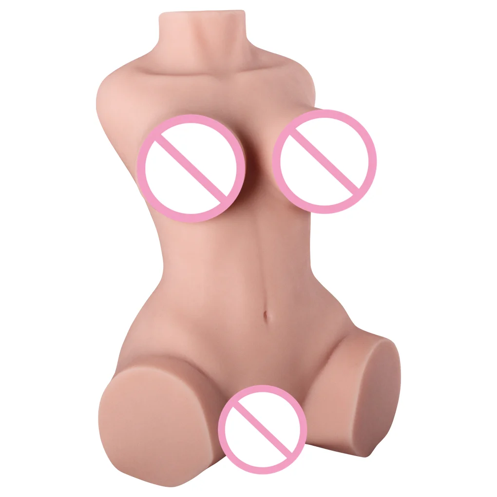 Half body doll soft masturbator big breast sex toys doll for men