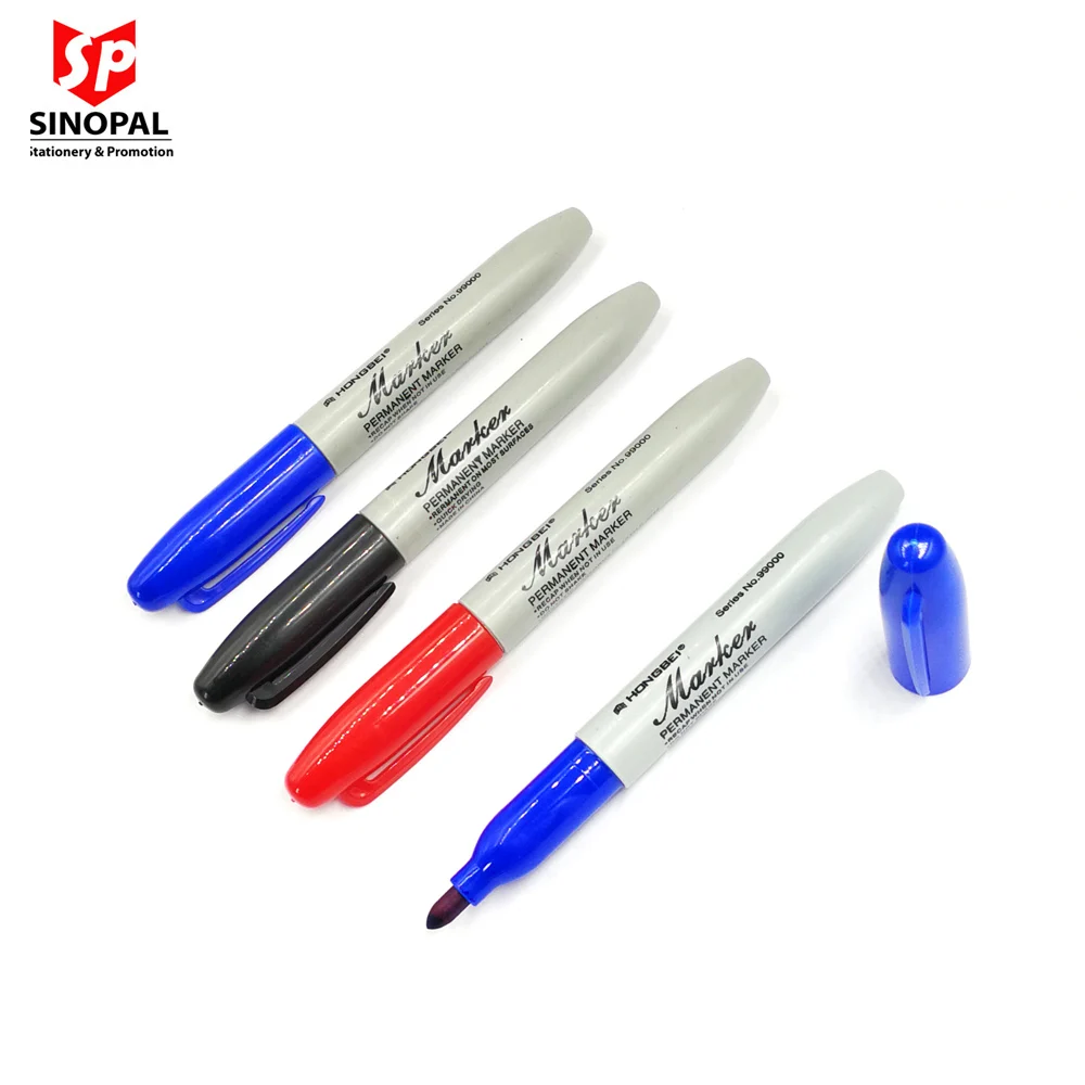 Water proof jumbo size sharpie style permanent markers for metal, wood, glass etc