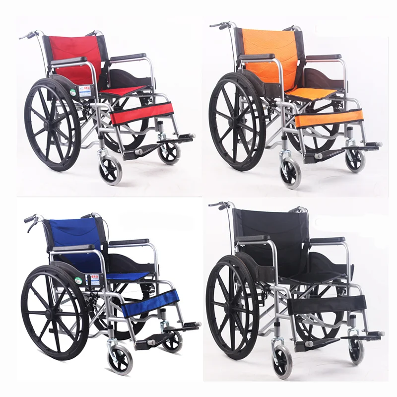 High Quality All-In-One Foldable and Portable Manual Wheelchair Hot Selling for Everyday Usage of Disabled People