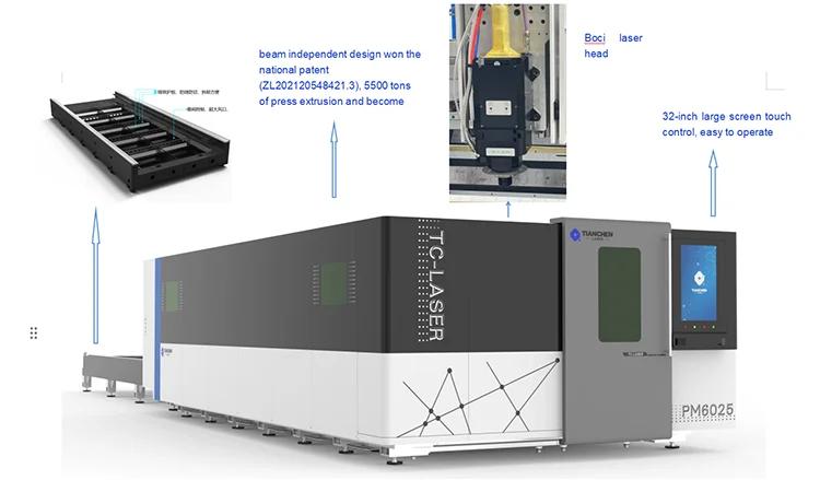 Customized Logo Fiber Lase 12000W Laser Lithography Machines Good Quality