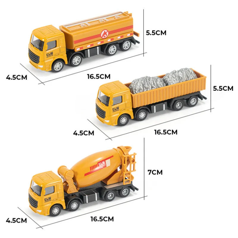Factory Alloy Diecast Model Toy Clay Truck,Oil Tanker,Truck Model.