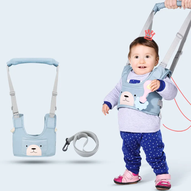 Baby learning cloth belt, baby rope summer breathable learning walk anti-straining belt, baby dual purpose traction toddler belt