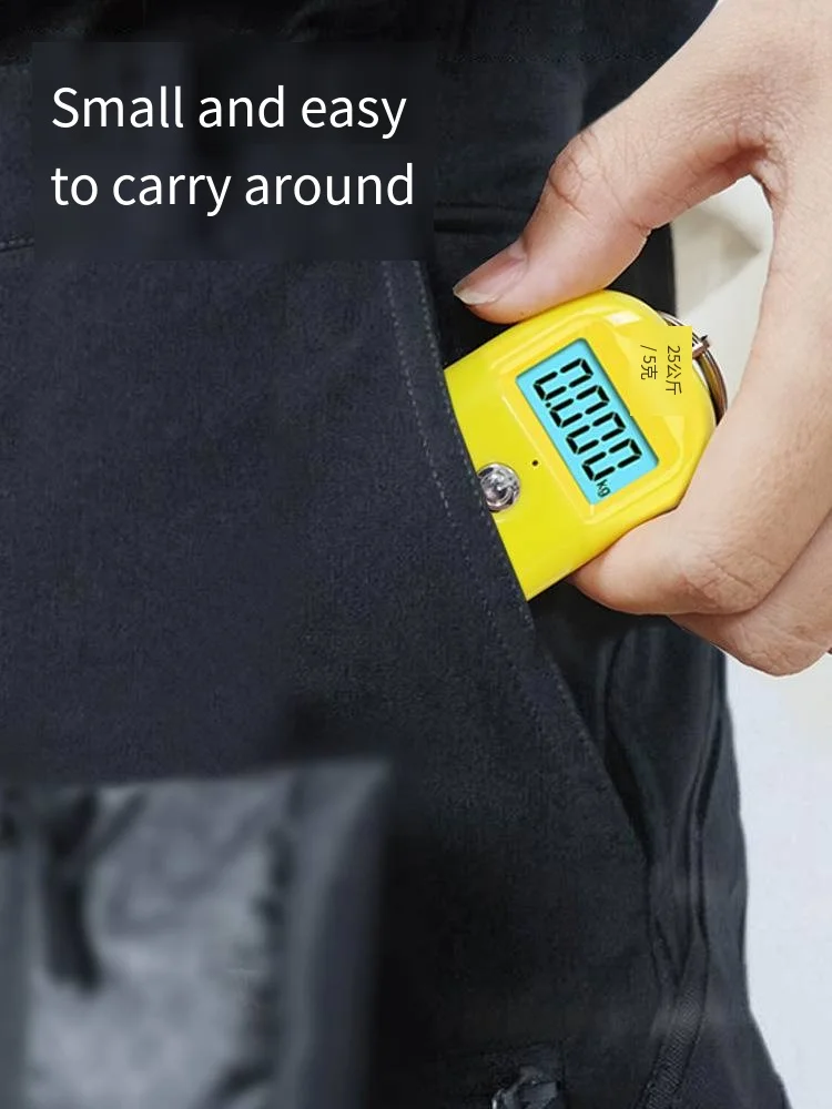 Mini LCD screen Hand Held Pocket Ocs durable Industrial Digital Colorful Weight Scales Portable Crane Electronic Hook Scale