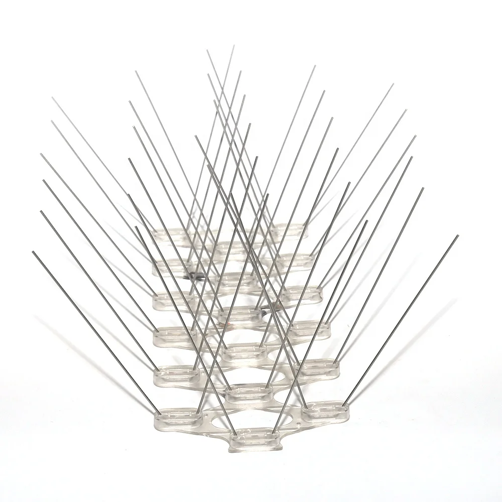 GKPC-28 : Pest Control Bird Trap Bird Spikes Pigeon Detrrent for Animal Control Use 36spikes 13 Cm 12cm 33cm 5pcs/ctn Packing PC