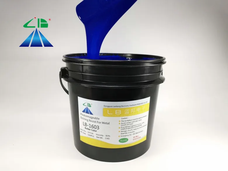 PCB plating etching resist ink for coat print