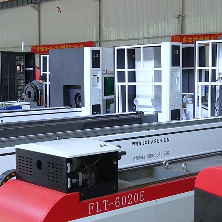 JQLASER FLT-H3 1500w 2000w 3000w Rectangular tube Profile I beam metal laser cutting machine price