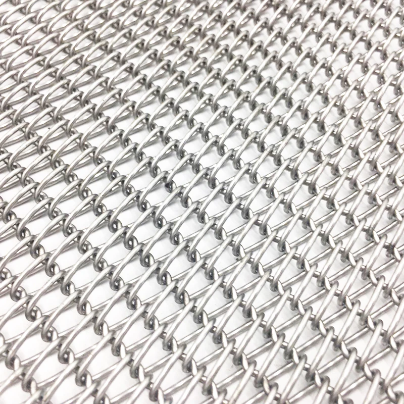 304 316L 310S Stainless Steel Wire Mesh Conveyor Belt For Roasting Food Stuff