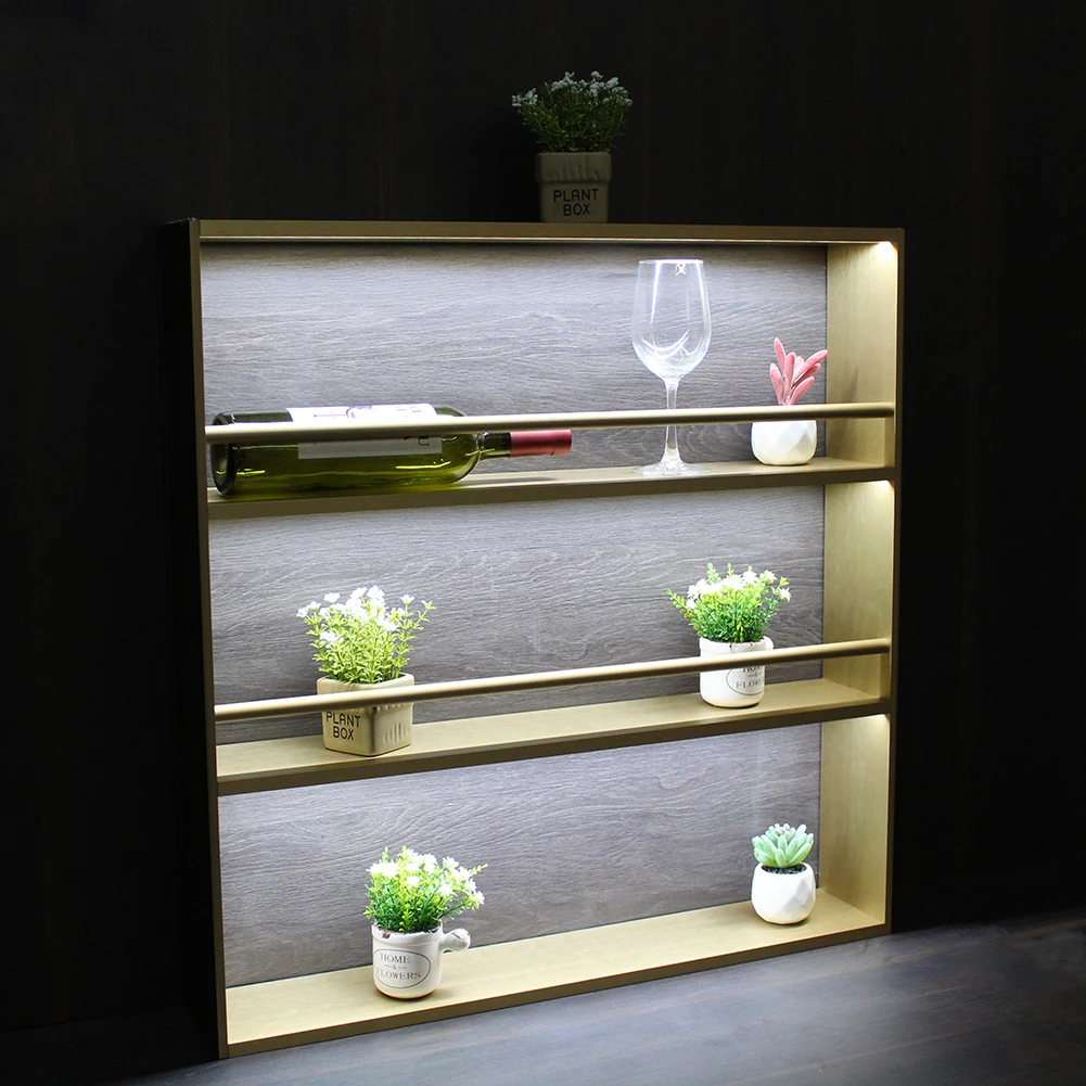 Home Decoration Modern Style Commodity Shelf Wall Mount metal Iron Shelf