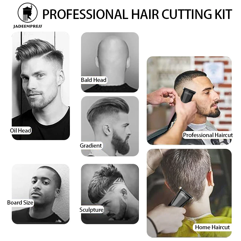 Multifunctional Hair Clipper Blade Sharpening Machine Brushless Motor Hair Trimmer Custom Logo