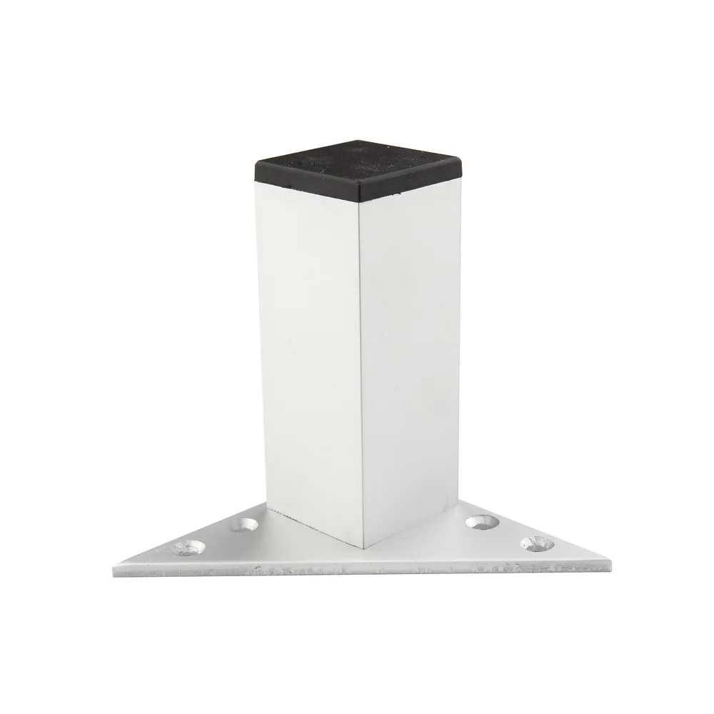 Furniture Hardware Desk Legs Metal Folding Chrome Table Legs Silver Sofa Legs