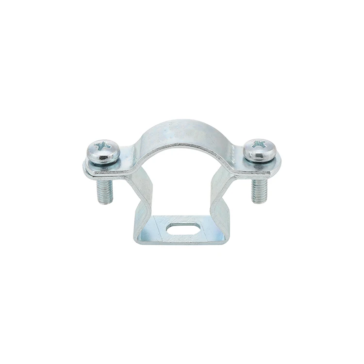 19-24 mm Pipe Fastener mounting pipe clip with quick lock galvanized unlined steel pipe clamp metal Clamp