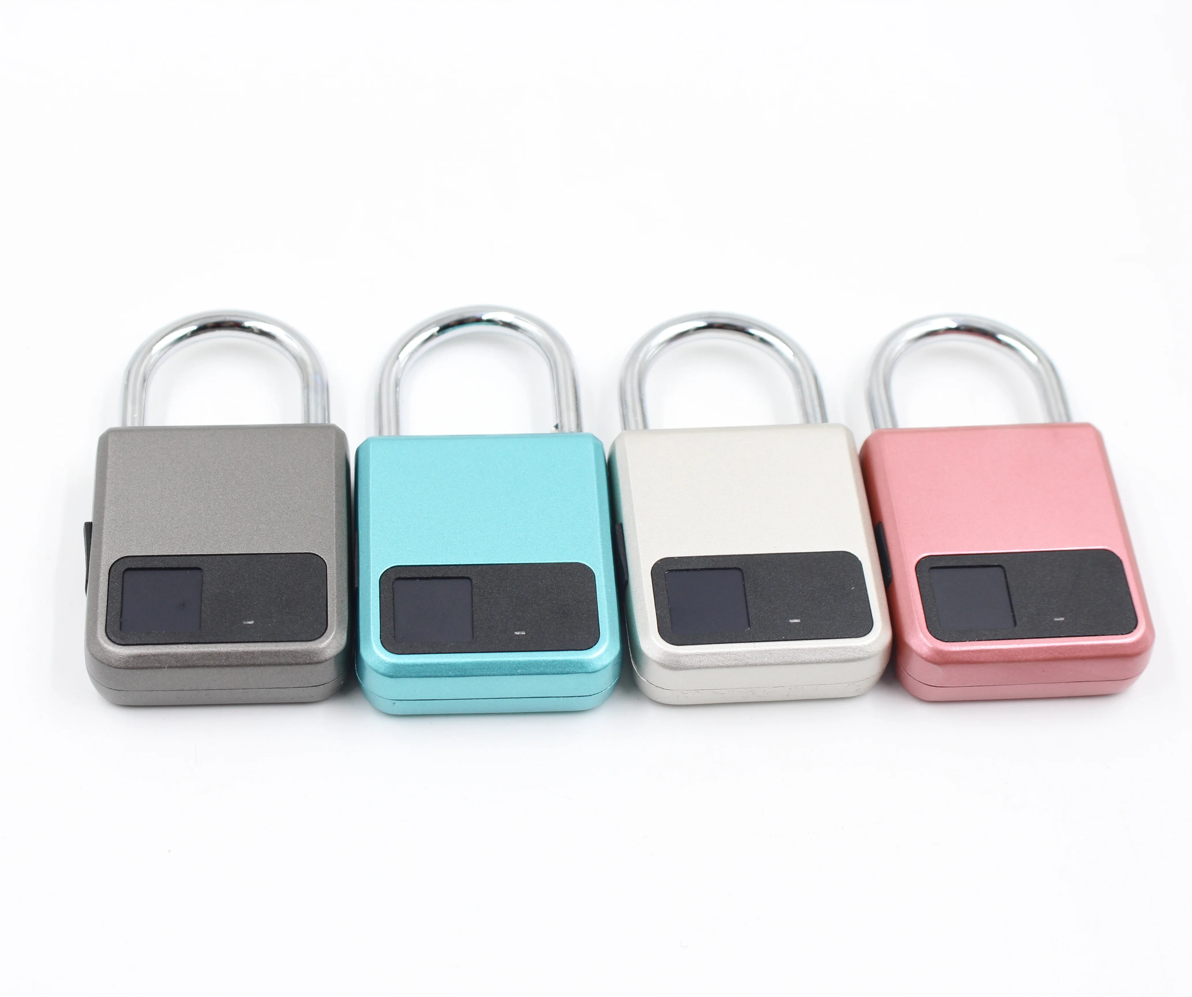 Square Colorful Smart Padlock with Fingerprint