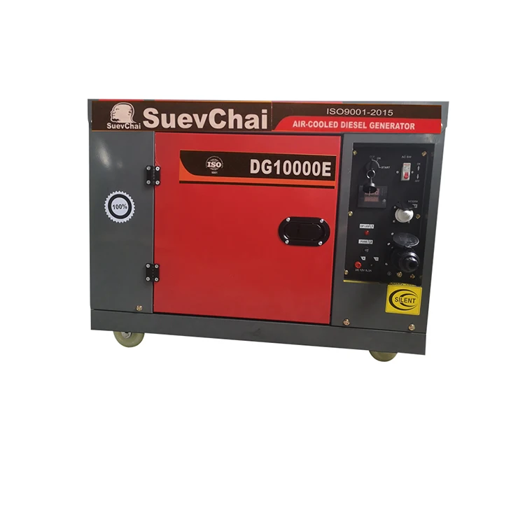 2021 New DG10000SE 7Kw Silent Remote Start Single Phase Diesel Generator (1600356496201)