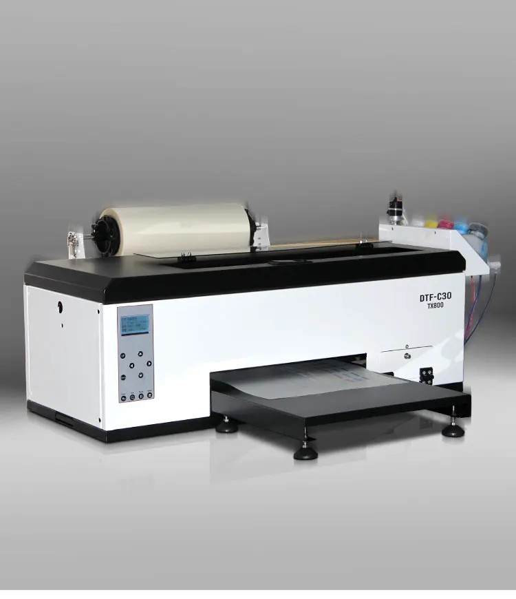 Factory direct Dtf Inkjet Printer Tx800 A3 Heat Transfer Printing Machine Direct To Film Dtf Inkjet Printer 30cm