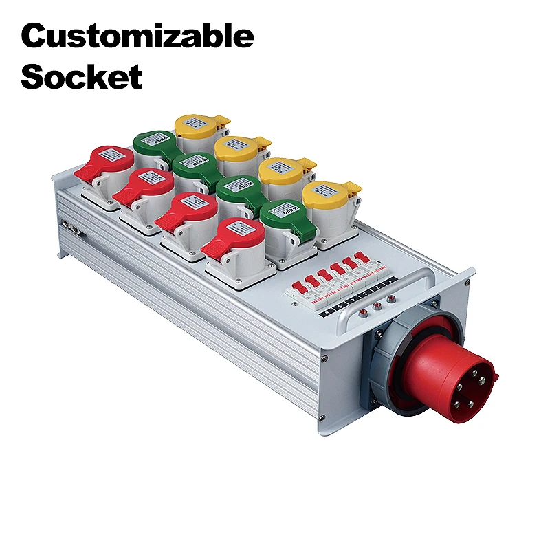 SHTX America/Oceania dedicated distribution box 12 way 380V Power Distro crate stage light show equipment 32 channel Power box