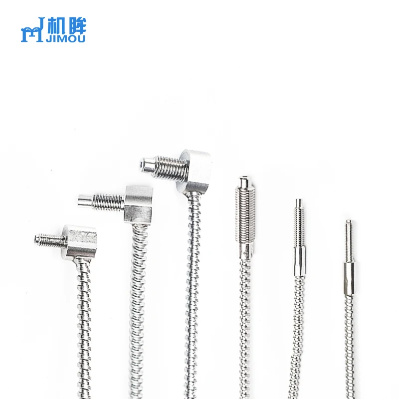 Factory Wholesale 90° Elbow M3 M4 M6 optical proximity sensor Diffuse reflection Fiber Optic Sensor