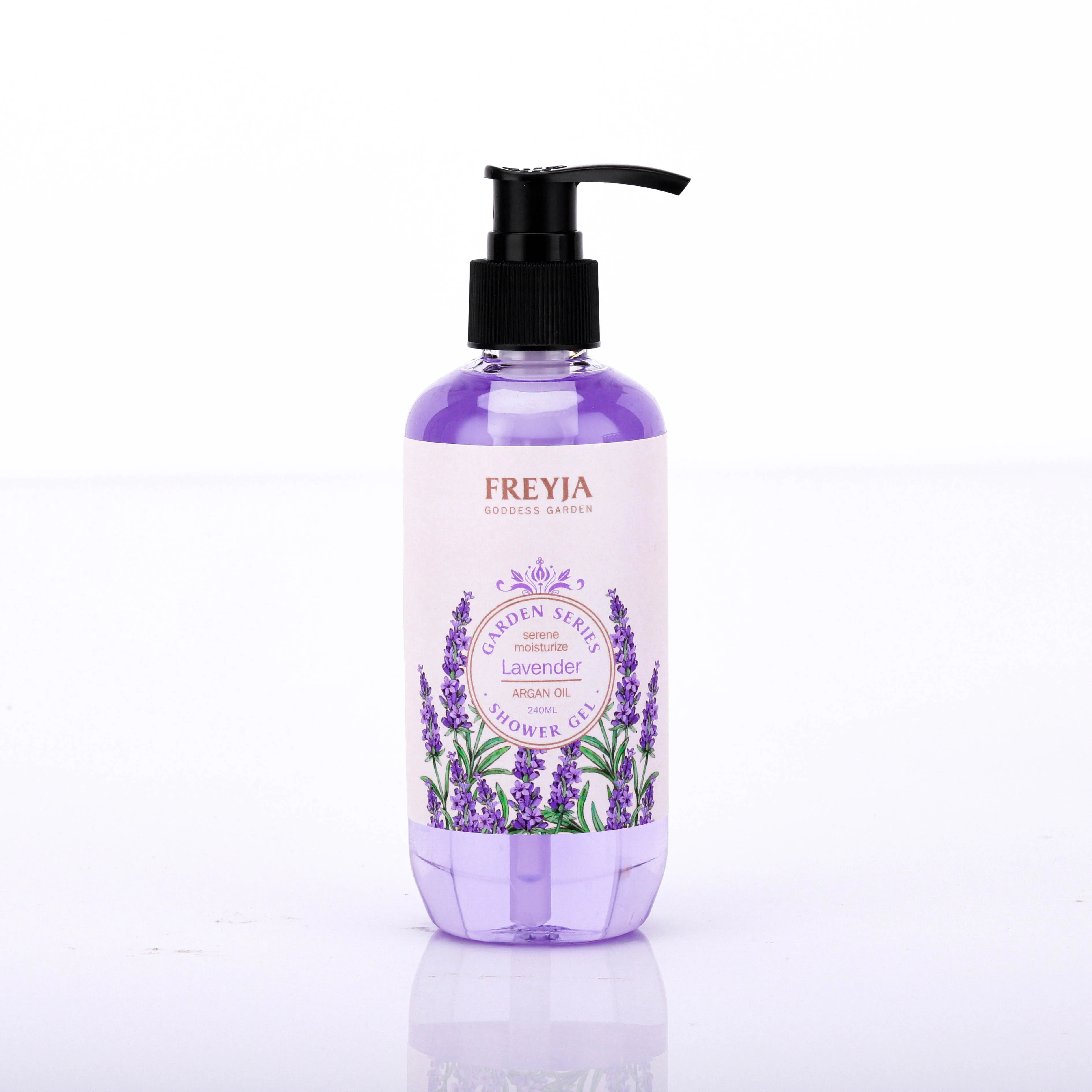 New lavender design women 240ml shower gel bubble bath 150g bath salts spa gift sets with iron shelf