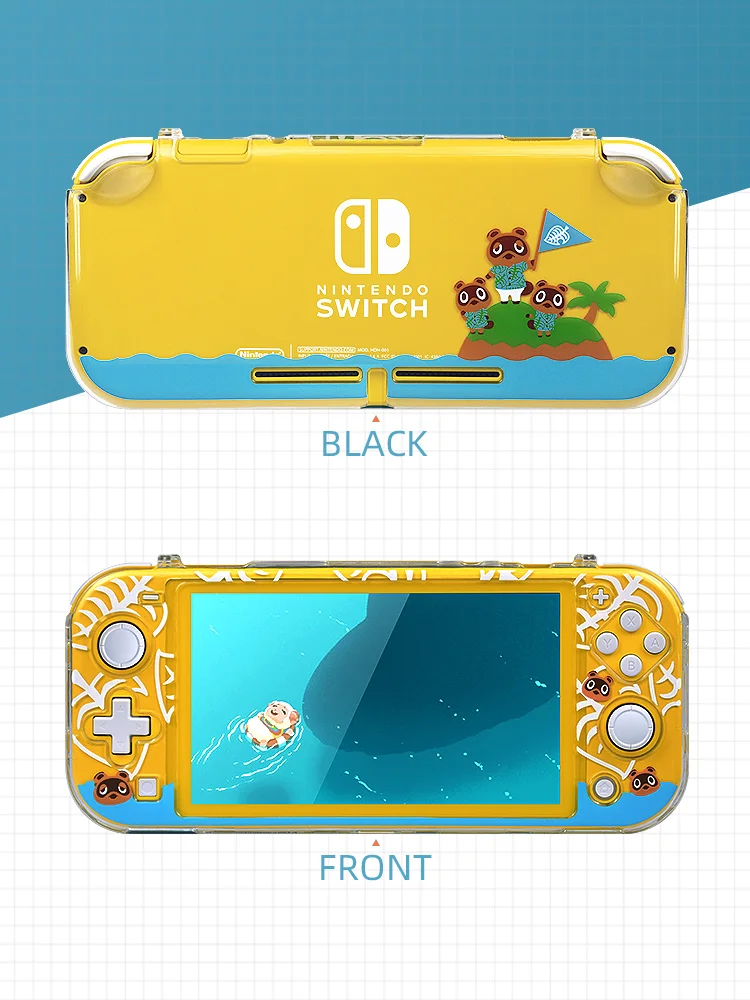 Game Accessories Protective Clear Hard Case Cover Shell For Nintendo Switch Lite Console Joy-Con Crossing Protection Cover