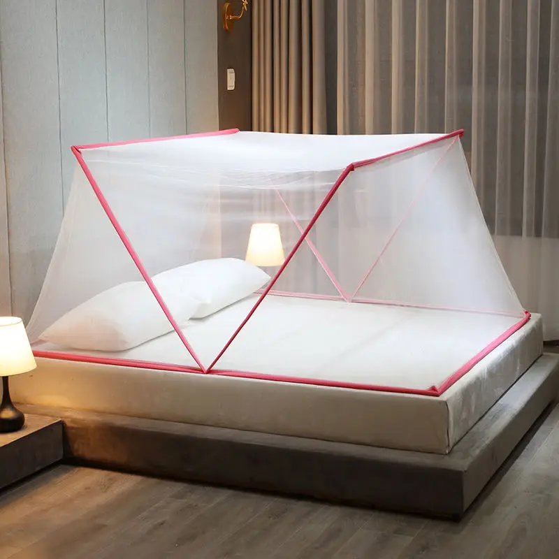 
Manufacture Long Lasting King Queen Size Bed Quick Folding Mosquito Sleeping Netting Fabric Mesh Mosquito Net For Kids 