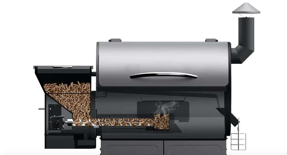 pellet charcoal bbq smoker grill