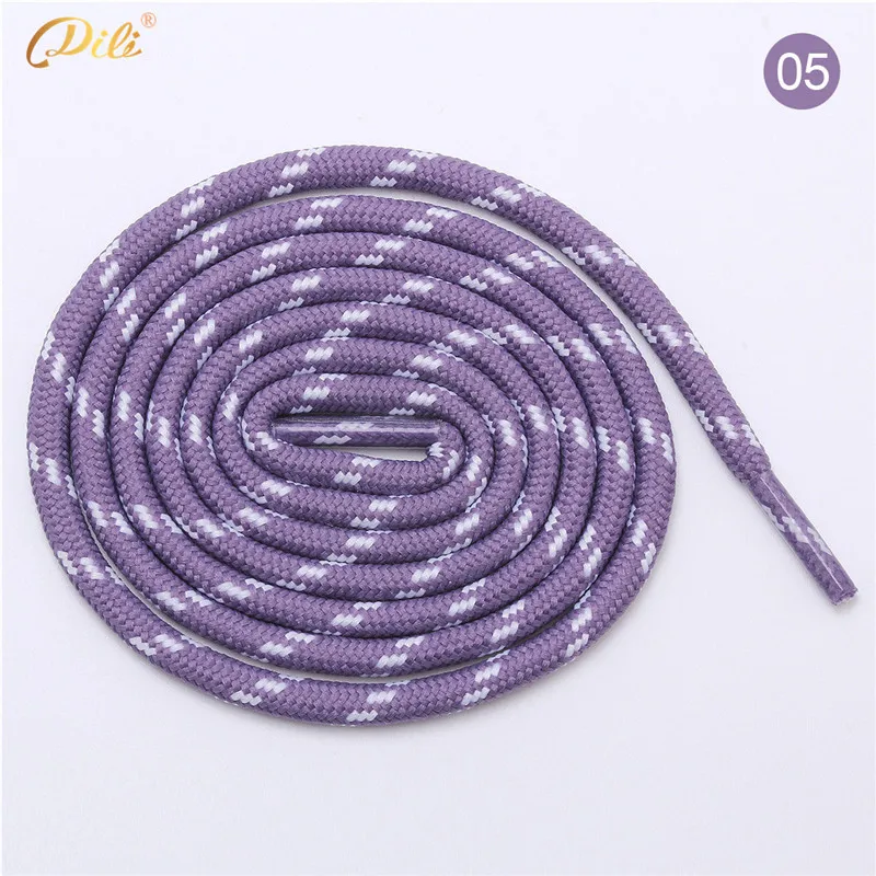 Amazon Hotsale Custom Packaging 5mm Round Polyester Shoelace Round Shoe laces High Quality Replacement Shoelaces