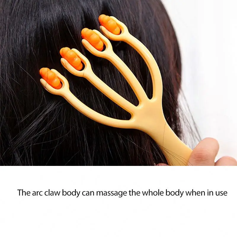 Octopus Five-claws Scalp Head Massager Relaxation Muscle Tension Relief Decompression Artifact Soothe Nerves Massage Tools