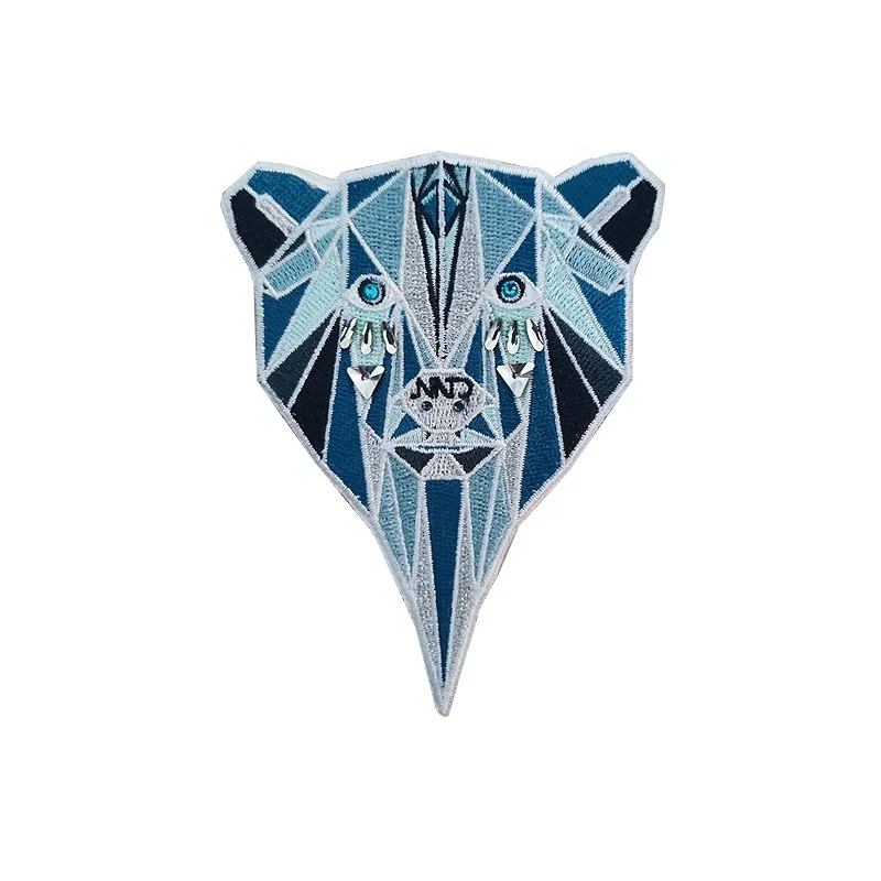free sample iron on rhinestone embroidery applique for fashion coat high quality rainbow patch embroidery for jacket