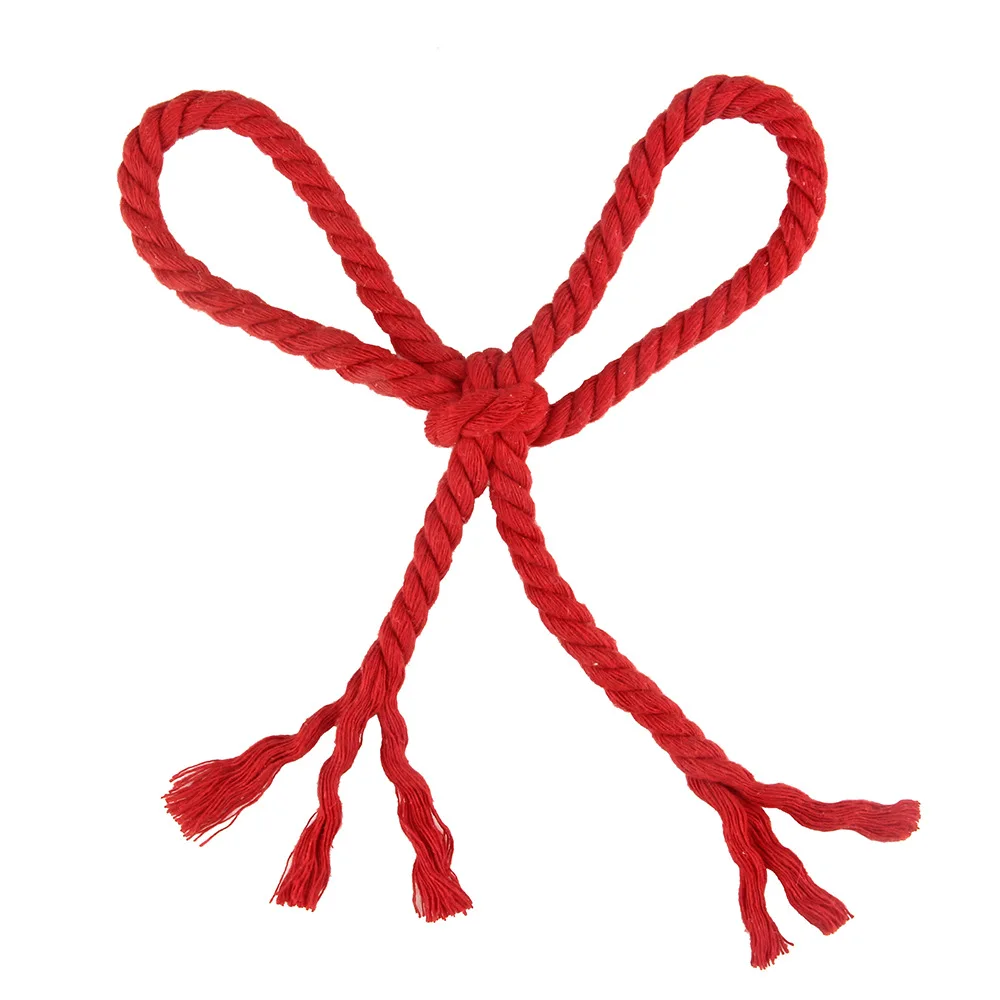 Wholesale Colourful Three Strand Braided 8mm Woven Round Cotton Rope Yarn Cord For Bag Handmade Diy Decoration