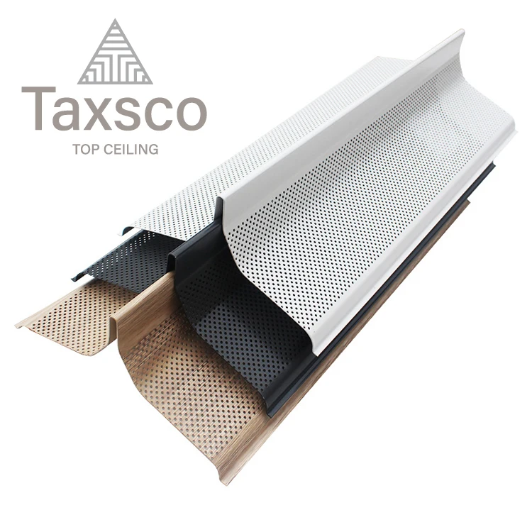 V Shape Stripe Aluminum Ceiling Decoration Aluminum V-Shape Strip Ceiling Tiles Station Metal V Plank Ceiling