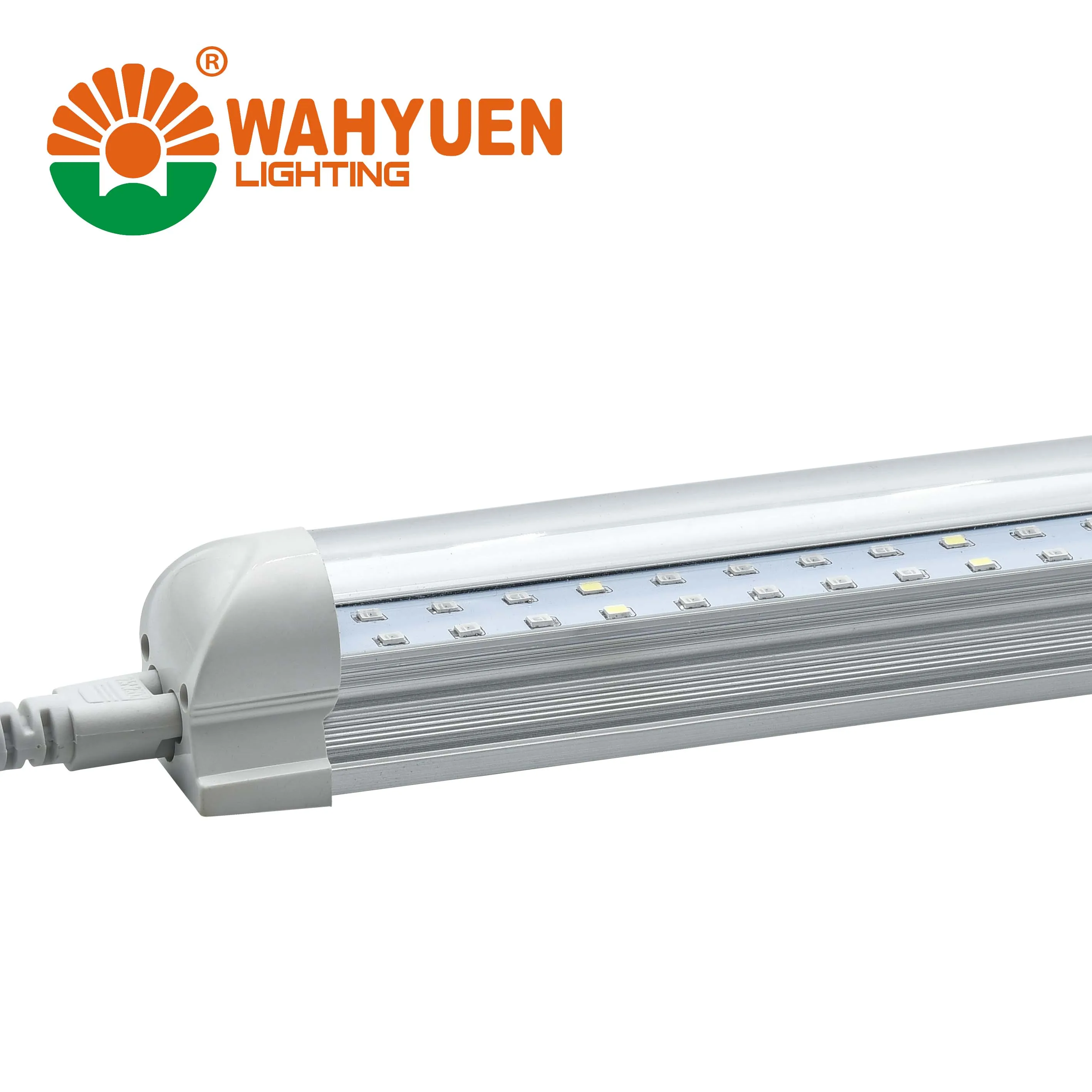 
4Ft 15W/24W/30W T8 LED Grow Light Double-Row Integrated Plant Lamp For Plants Growing 