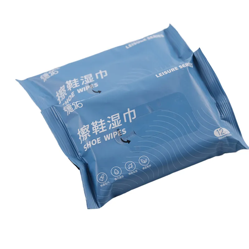 Clean Shoe Sneaker 4x4 Cleaning Flush Wet Wipe Raw in Bulk Manufactured Tissue Guangdong Turkish