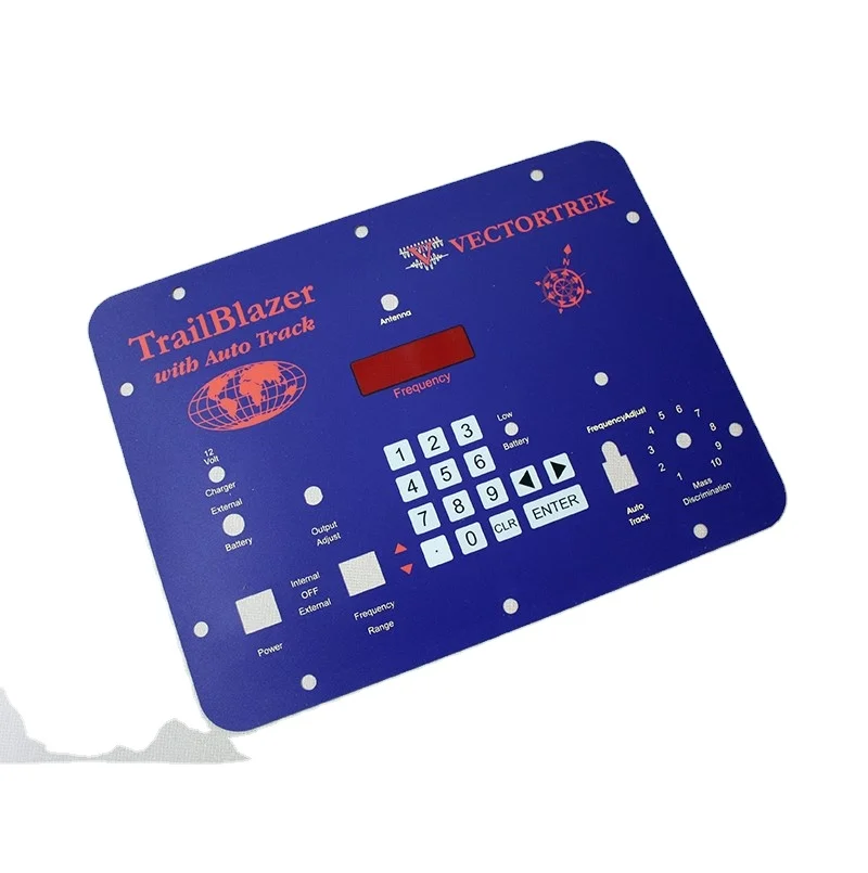 Reverse Printing Velvet Polycarbonate Film Label Control Front Panel Sticker Lexan Membrane Graphic Overlay