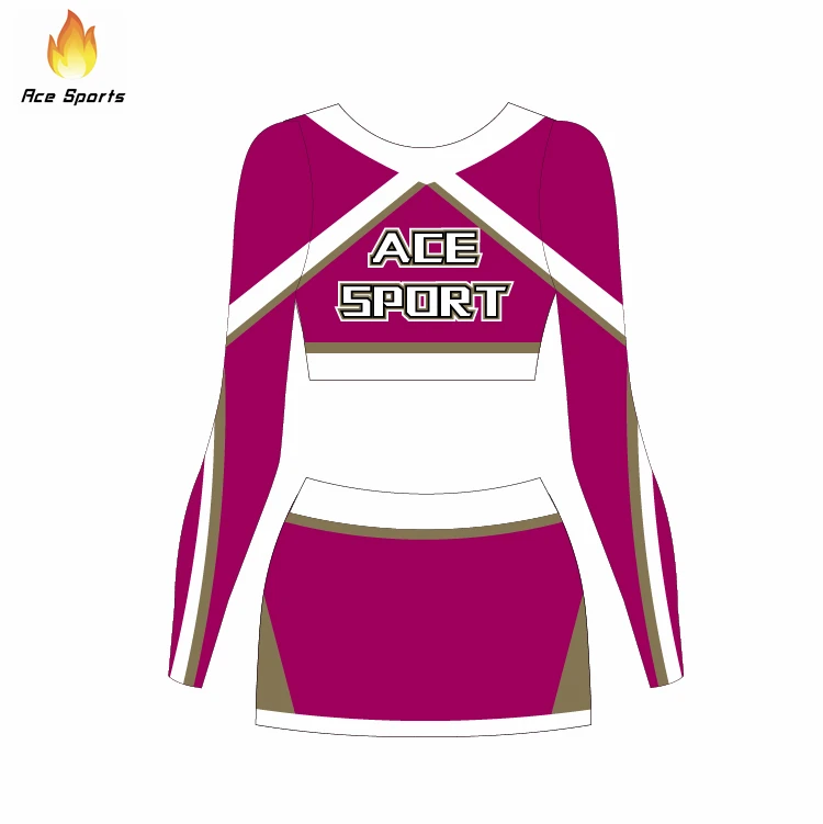 Ace Sports Wholesale Performance Wear rhythmic leotards gymnastics girls long sleeve dance costume Stage and Dance Wear