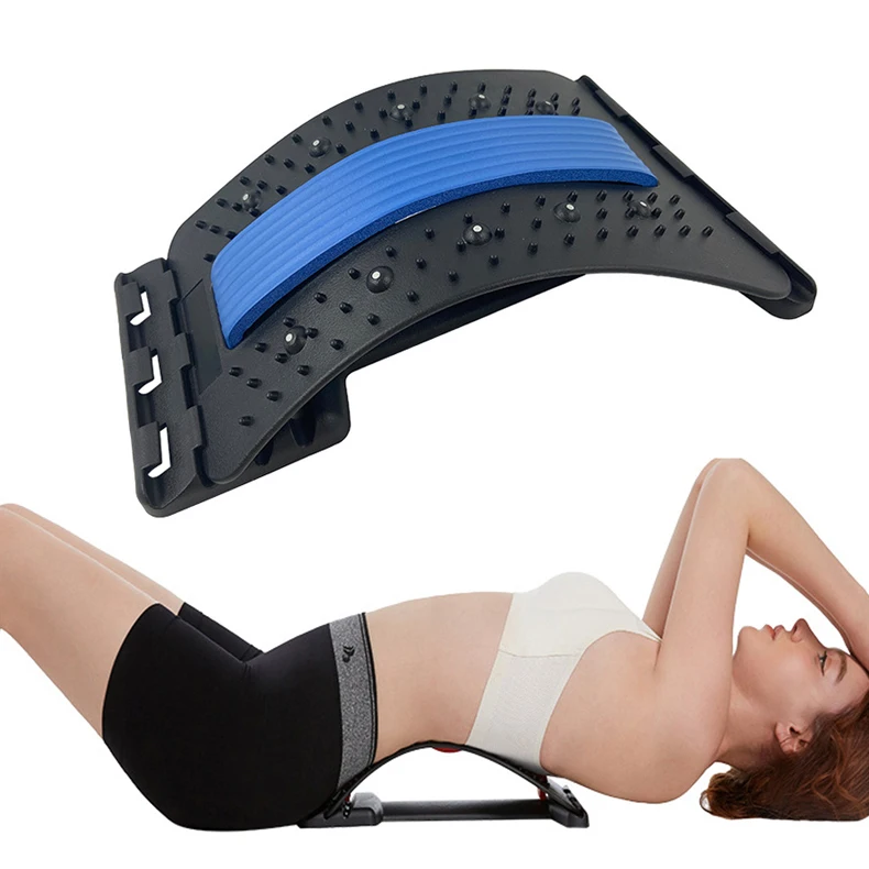 Lumbar Massage Back Stretcher Yoga Stretcher Back Support Device For Pain Relief Home Use Magnetic Massage for Back