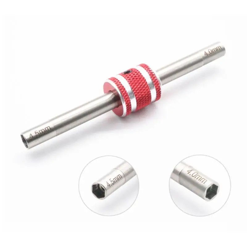 Mini 4wd Hexagonal Turnbuckles 4-4.5mm Self-Made Parts For Tamiya Pro Tool For Installing and Removing Nut