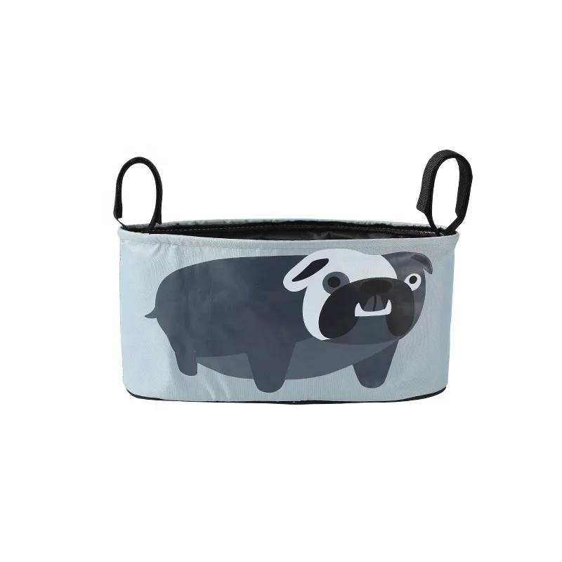 Multi-Function Canvas Baby Strollers Organizer, Universal Saddlebag Baby Crib small diaper bag