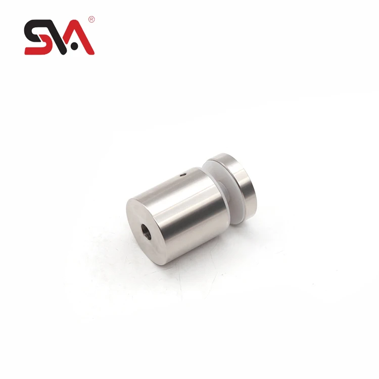 High Quality SVA-0398A SUS304 Tempered Glass Handrail 40mm Glass Fixed Hardware for Advertising Nail Railing Balcony Standoff