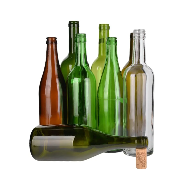 wine bottle 750ml wine bottle suppliers custom painted champagne bottle Special glass packaging for world-famous wines