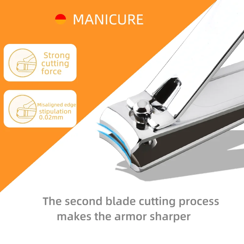 custom logo high quality nail scissors 12pcs nail clipper nail file stainless steel beauty personal care manicure set