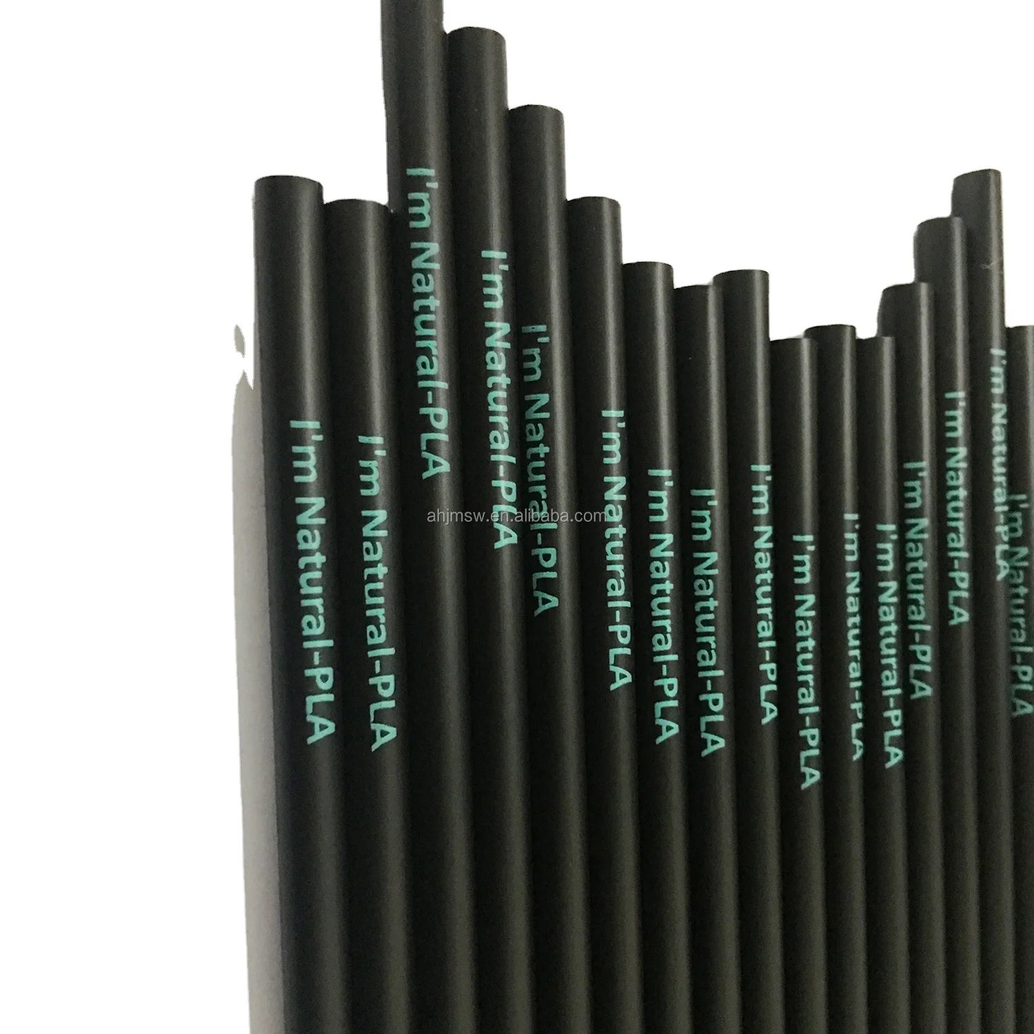 Individually Wrapped PLA Straws Compostable Eco-friendly Materials Polylactic Acid