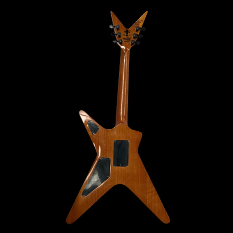 Quality Dime Bag Crucifix Inlays 6 Electric Guitar Flame Maple Top Black Hardware Glossy Finishes free shipping in stock