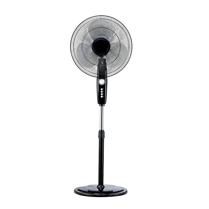 14 inch LED lights AC/DC electric fan operated rechargeable stand Electric fan