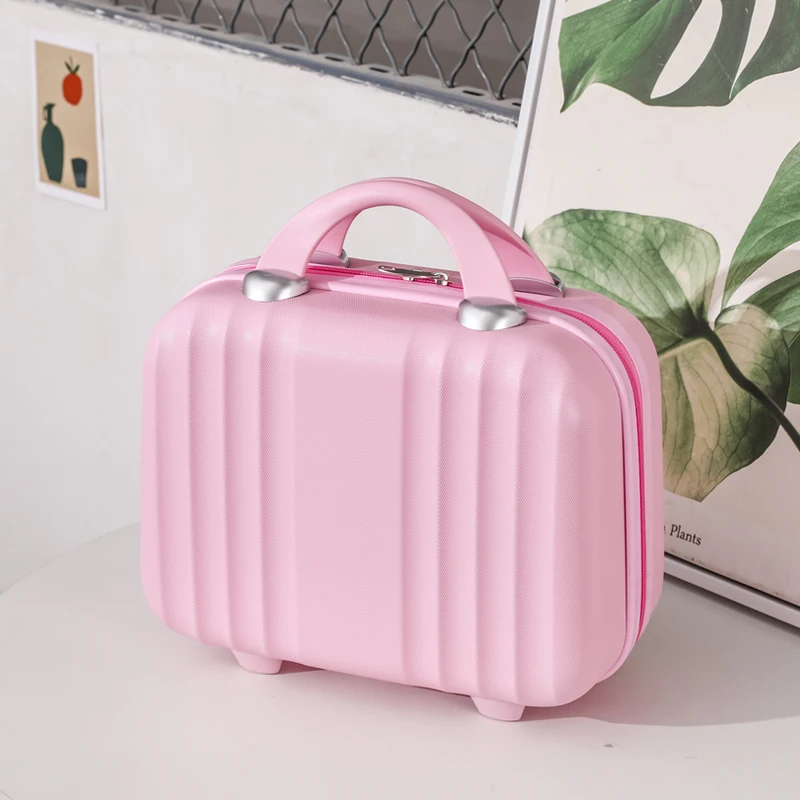 NEW Fashion Small Makeup Bags 14 Inch Girl Mini Case Travel  Woman Suitcase Custom Logo Hand luggage