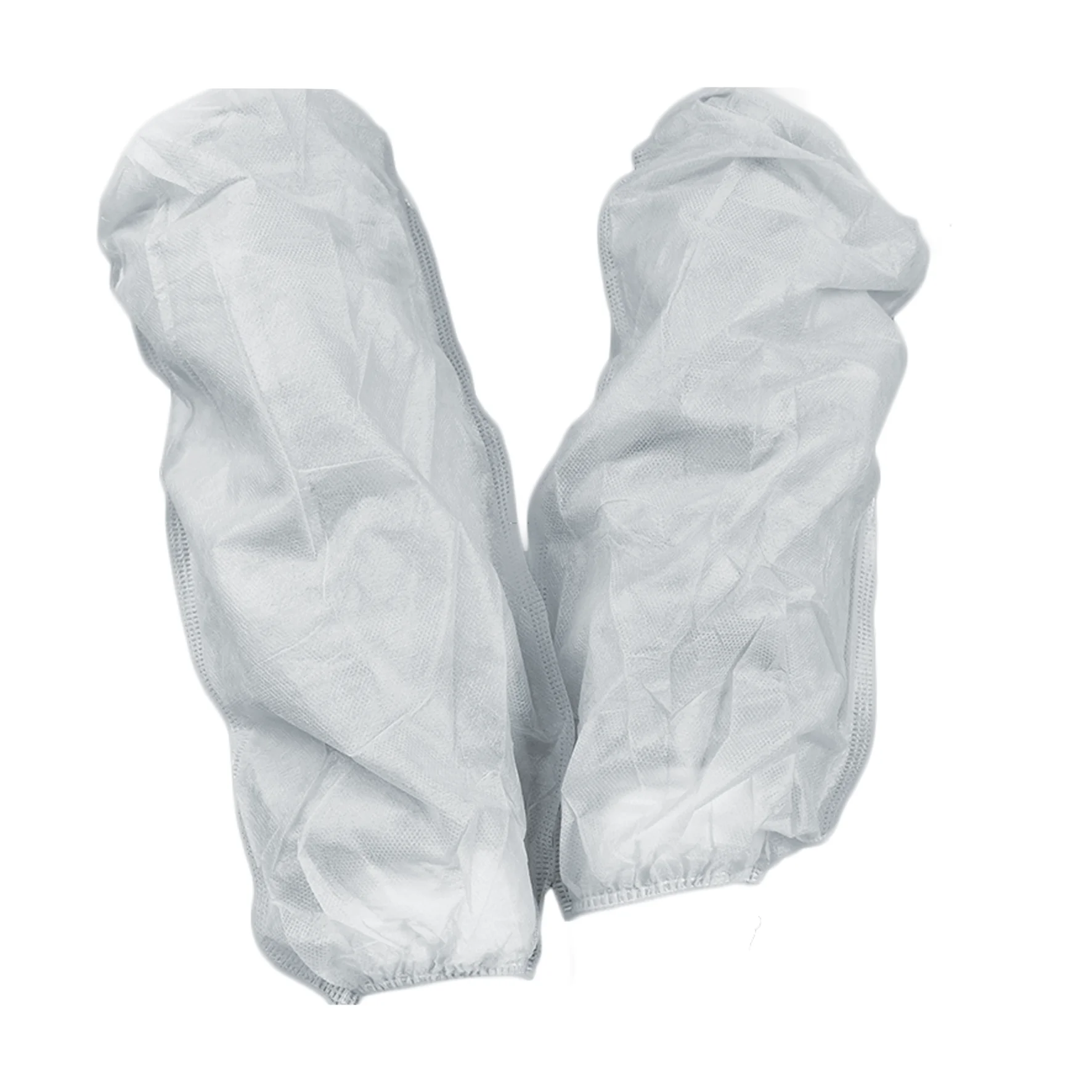 Disposable Over sleeve Disposable Blue Nonwoven Polyethylene Arm Sleeve Cover With Elastic Cuff